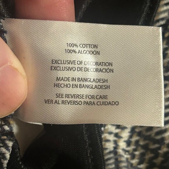 NEW Orvis Mens Gray Plaid Flannel Shirt XXL Button-Up Long Sleeve Soft Cotton - Picture 13 of 16